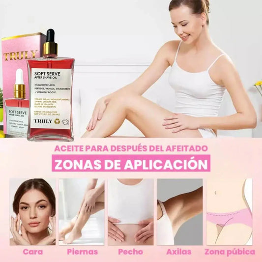 TRULY BEAUTY | Aceite parte intima - Piel Radiante y Suave
